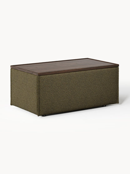 Galeriebild 1 - Sofa-Hocker Lennon aus Bouclé mit Stauraum