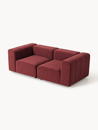 Modulares Samt-Sofa Lena (3-Sitzer)