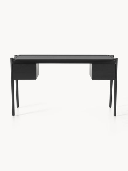Holz-Schreibtisch Libby mit Schubladen
