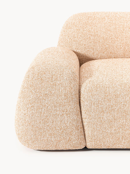 Modulares Bouclé-Sofa Wolke (3-Sitzer)