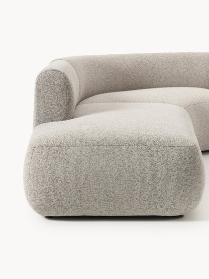 Modulares Bouclé-Ecksofa Sofia (4-Sitzer)