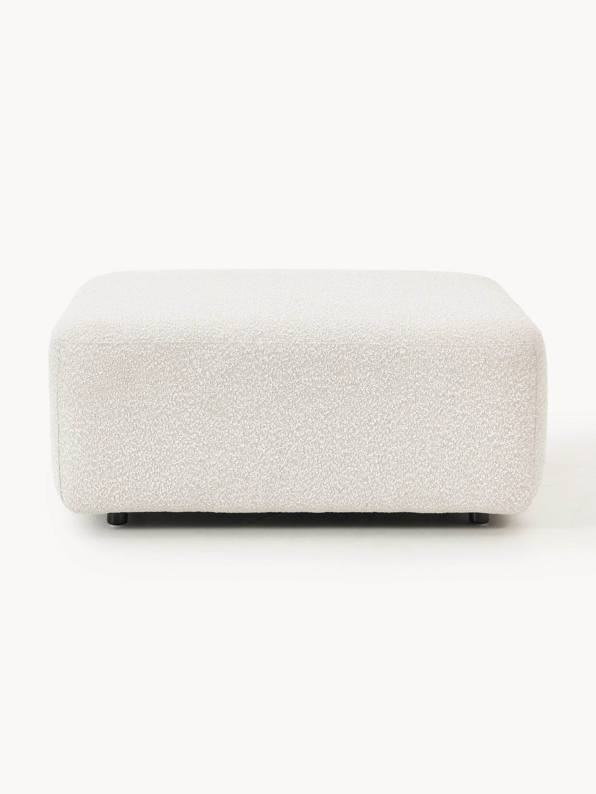 Bouclé-Sofa-Hocker Anton
