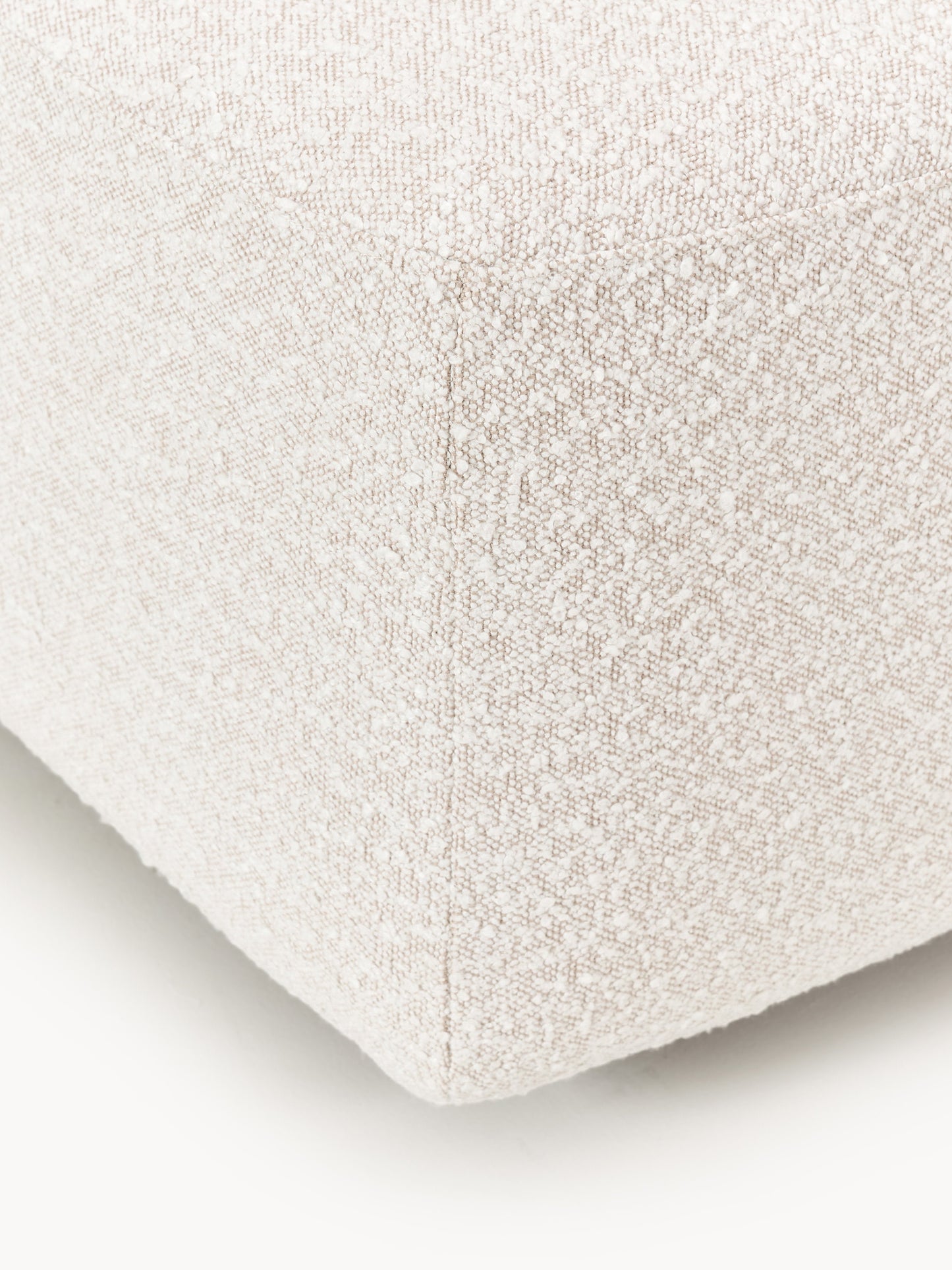 Bouclé-Sofa-Hocker Anton
