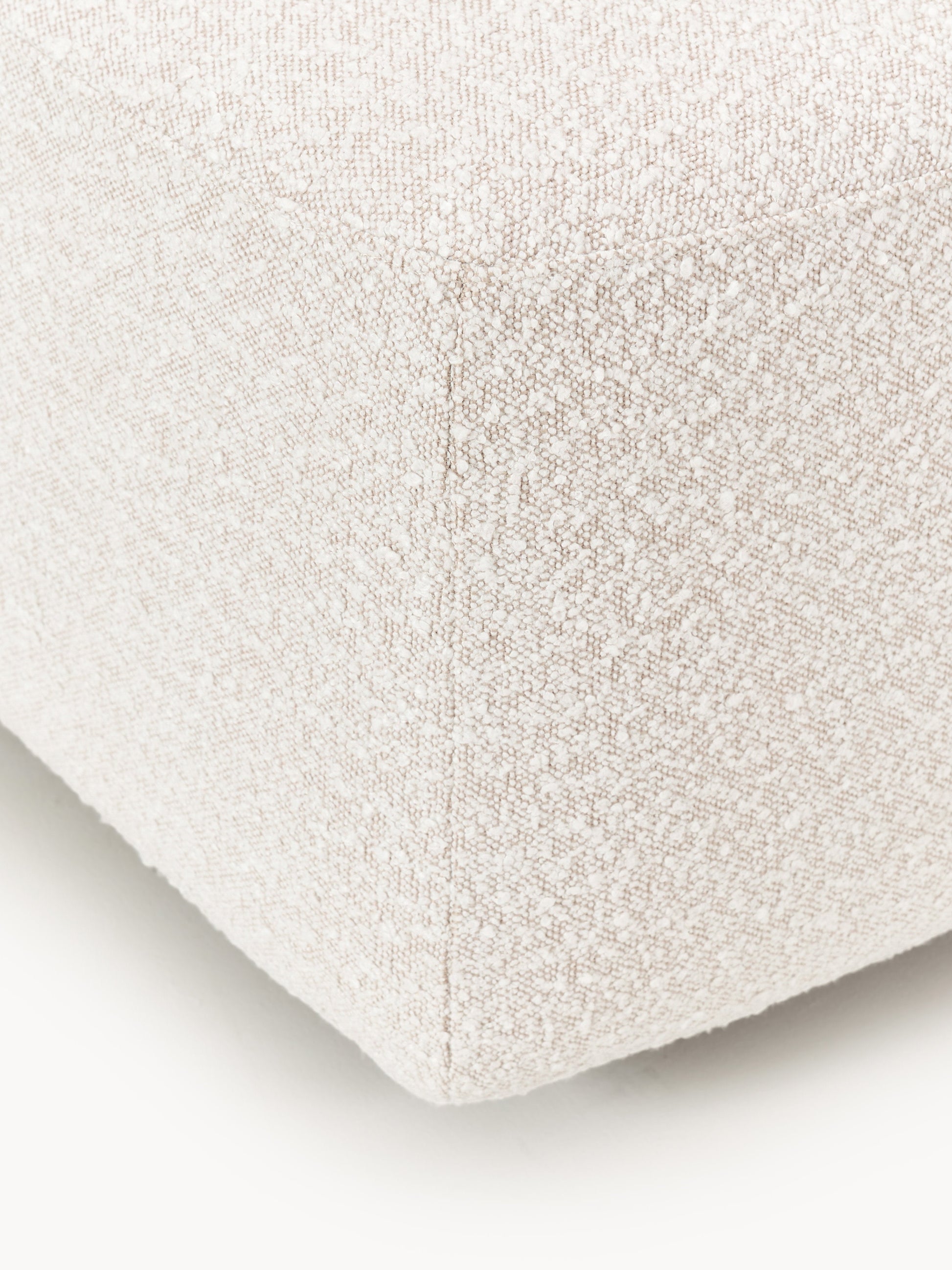 Bouclé-Sofa-Hocker Anton