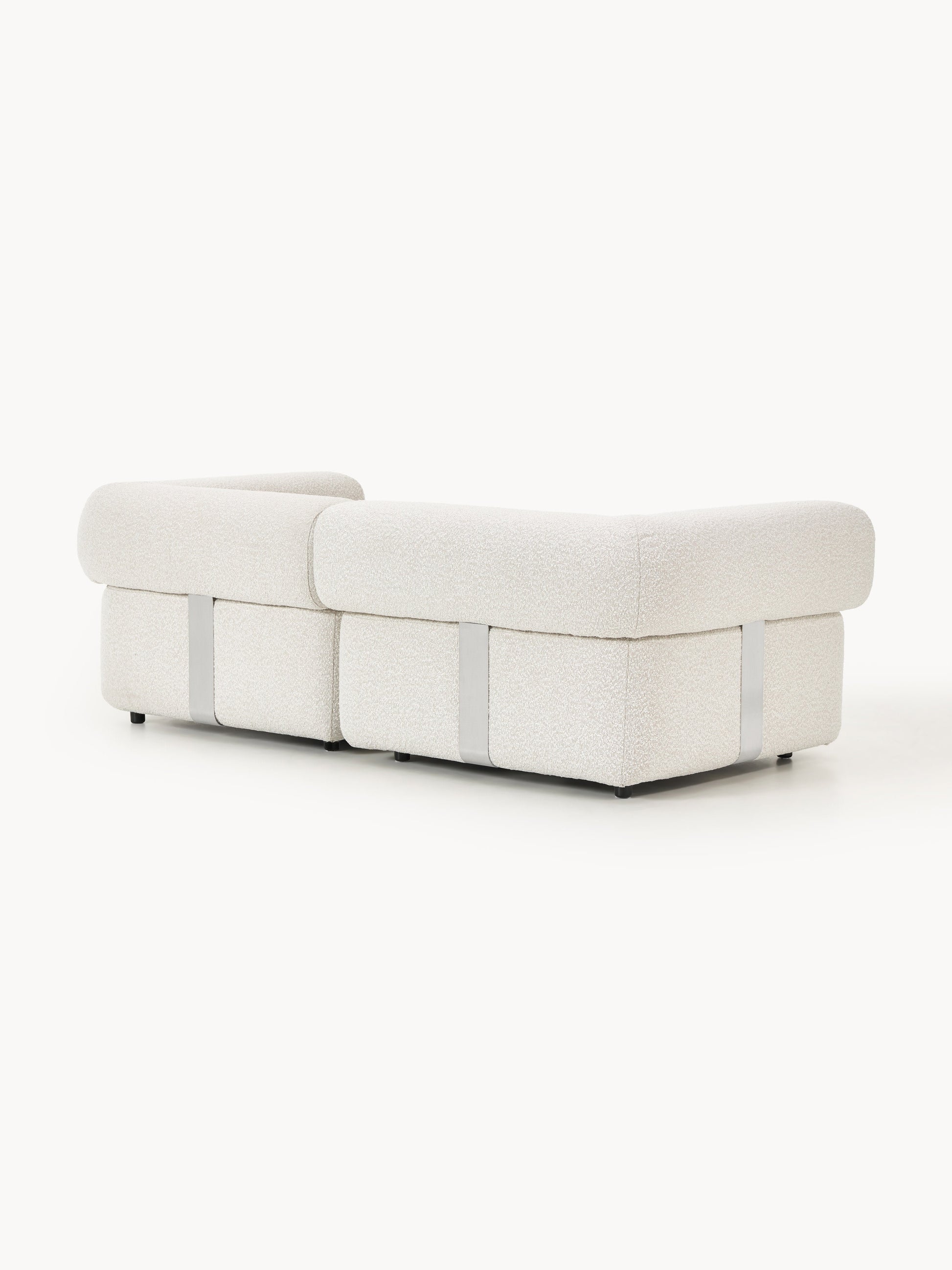 Modulares Bouclé-Sofa Anton (3-Sitzer)