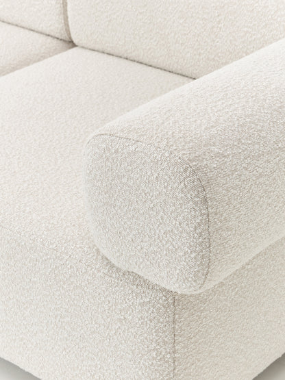 Modulares Bouclé-Sofa Anton (3-Sitzer)