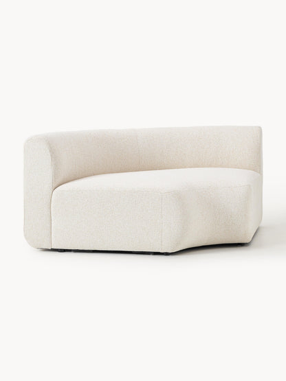 Rundes Bouclé-Eckmodul Sofia