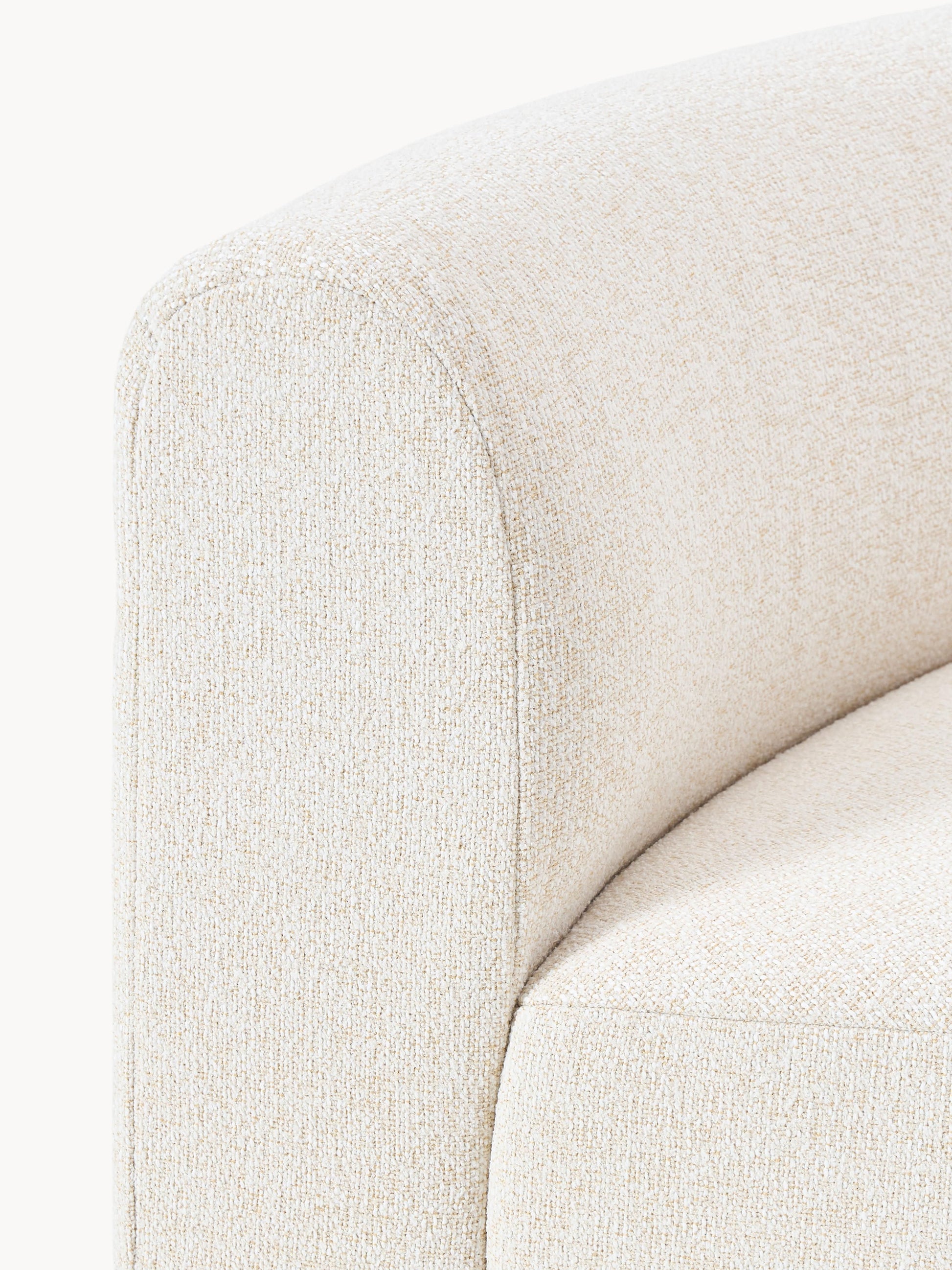 Rundes Bouclé-Eckmodul Sofia