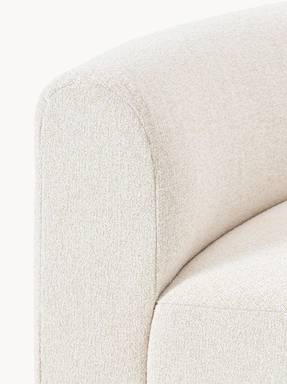 Rundes Bouclé-Eckmodul Sofia