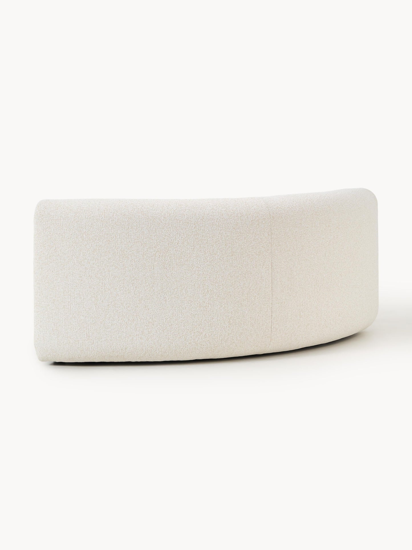 Rundes Bouclé-Eckmodul Sofia