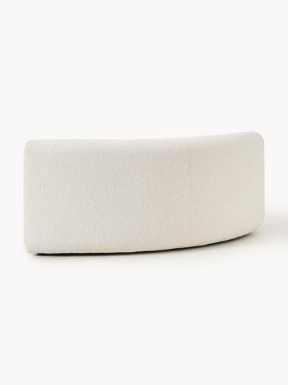 Rundes Bouclé-Eckmodul Sofia