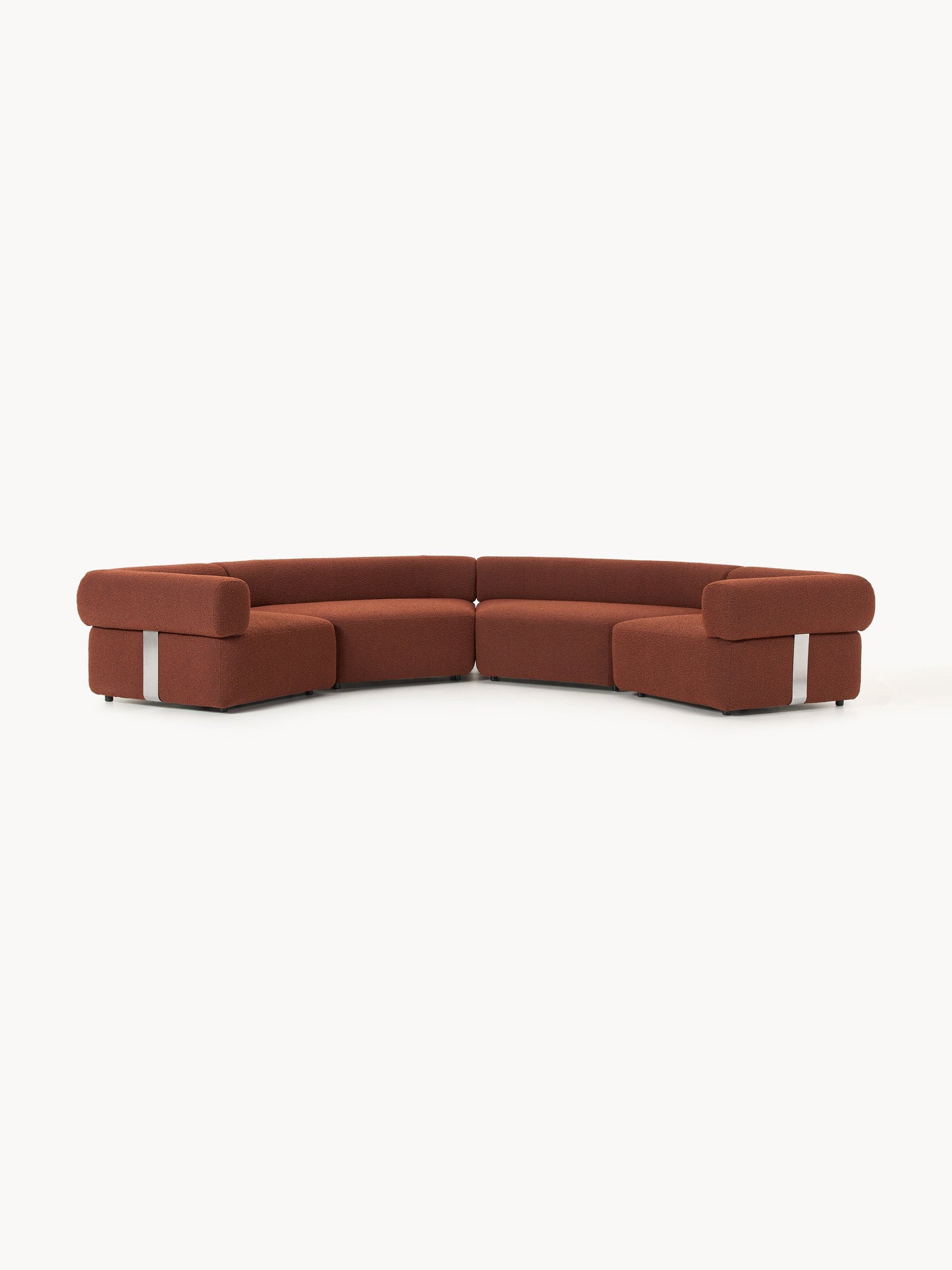 Galeriebild 1 - Großes modulares Bouclé-Sofa Anton