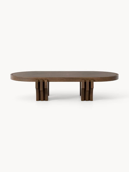 Ovaler Holz-Couchtisch Nolan