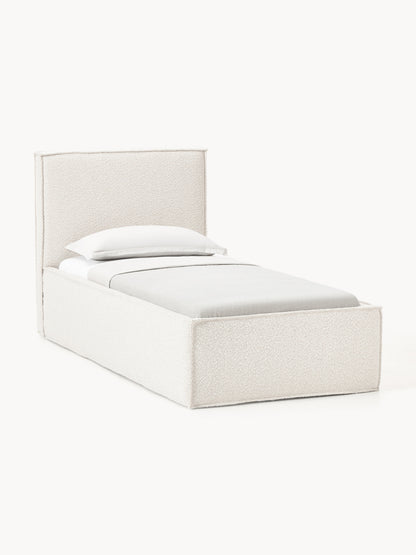 Galeriebild 1 - Bouclé-Einzelbett Dream mit Stauraum