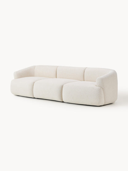 Modulares Bouclé-Sofa Sofia (3-Sitzer)