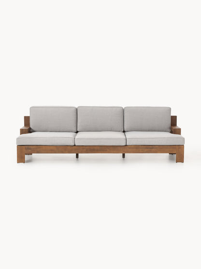 Galeriebild 1 - Garten-Loungesofa Joshua (3-Sitzer) aus Akazienholz