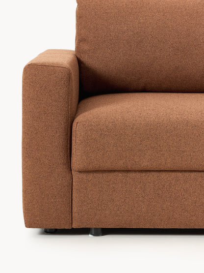 Bouclé-Schlafsofa Tasha (3-Sitzer) mit Stauraum