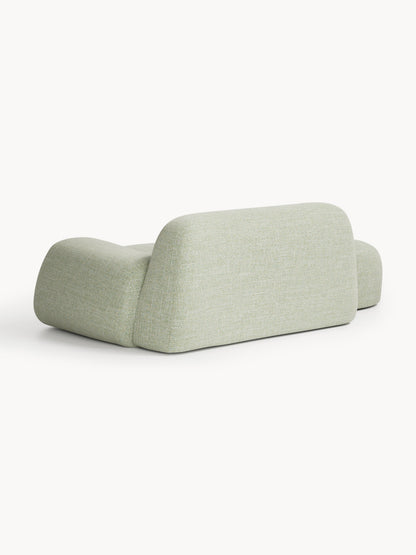 Bouclé-Sofa Wolke (2-Sitzer) mit Chaiselongue