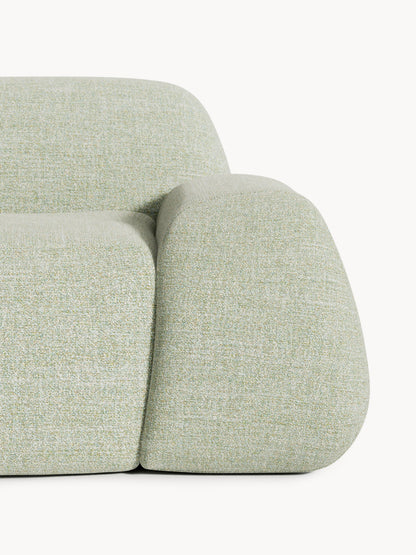 Bouclé-Sofa Wolke (2-Sitzer) mit Chaiselongue