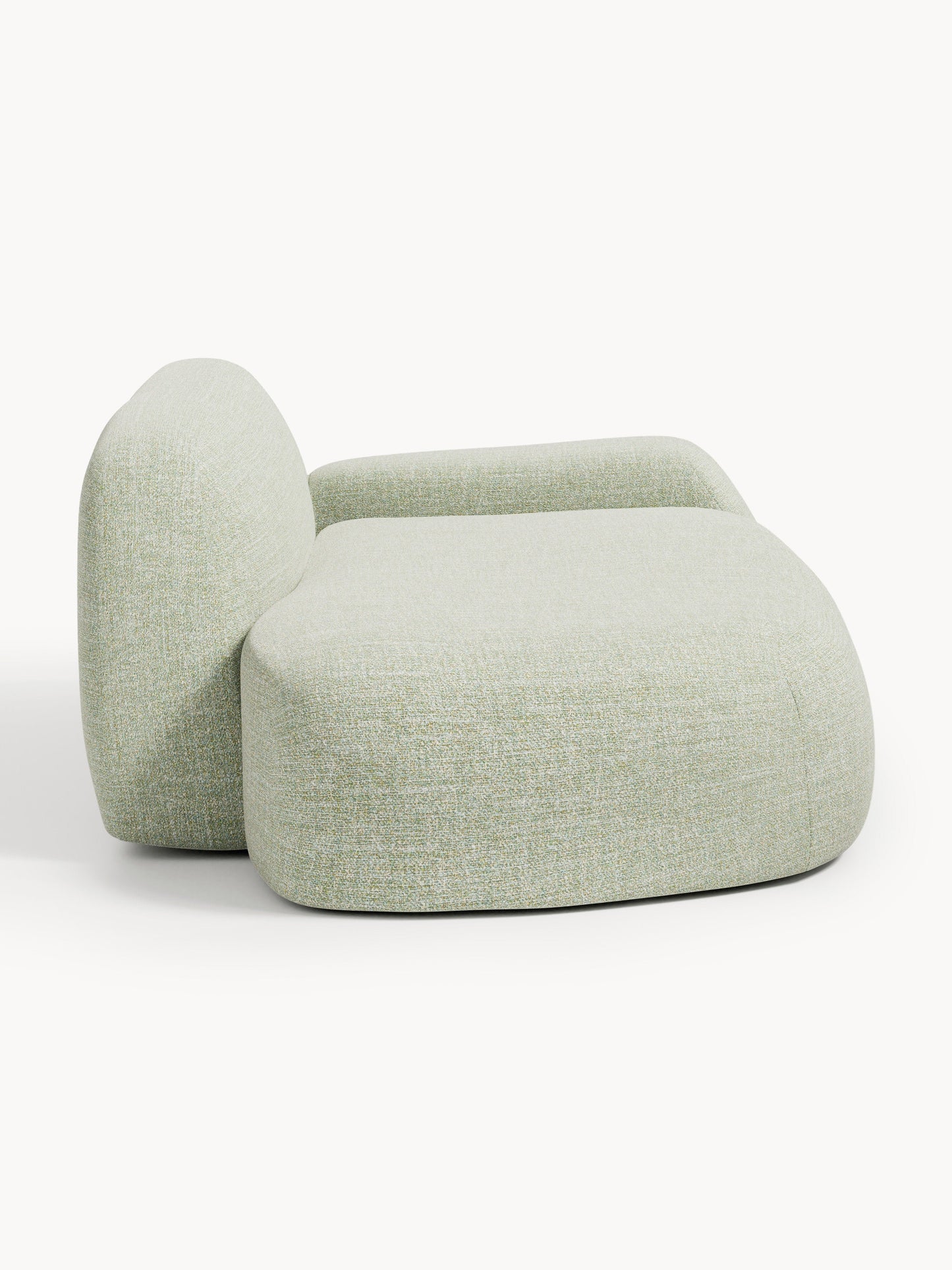 Bouclé-Sofa Wolke (2-Sitzer) mit Chaiselongue
