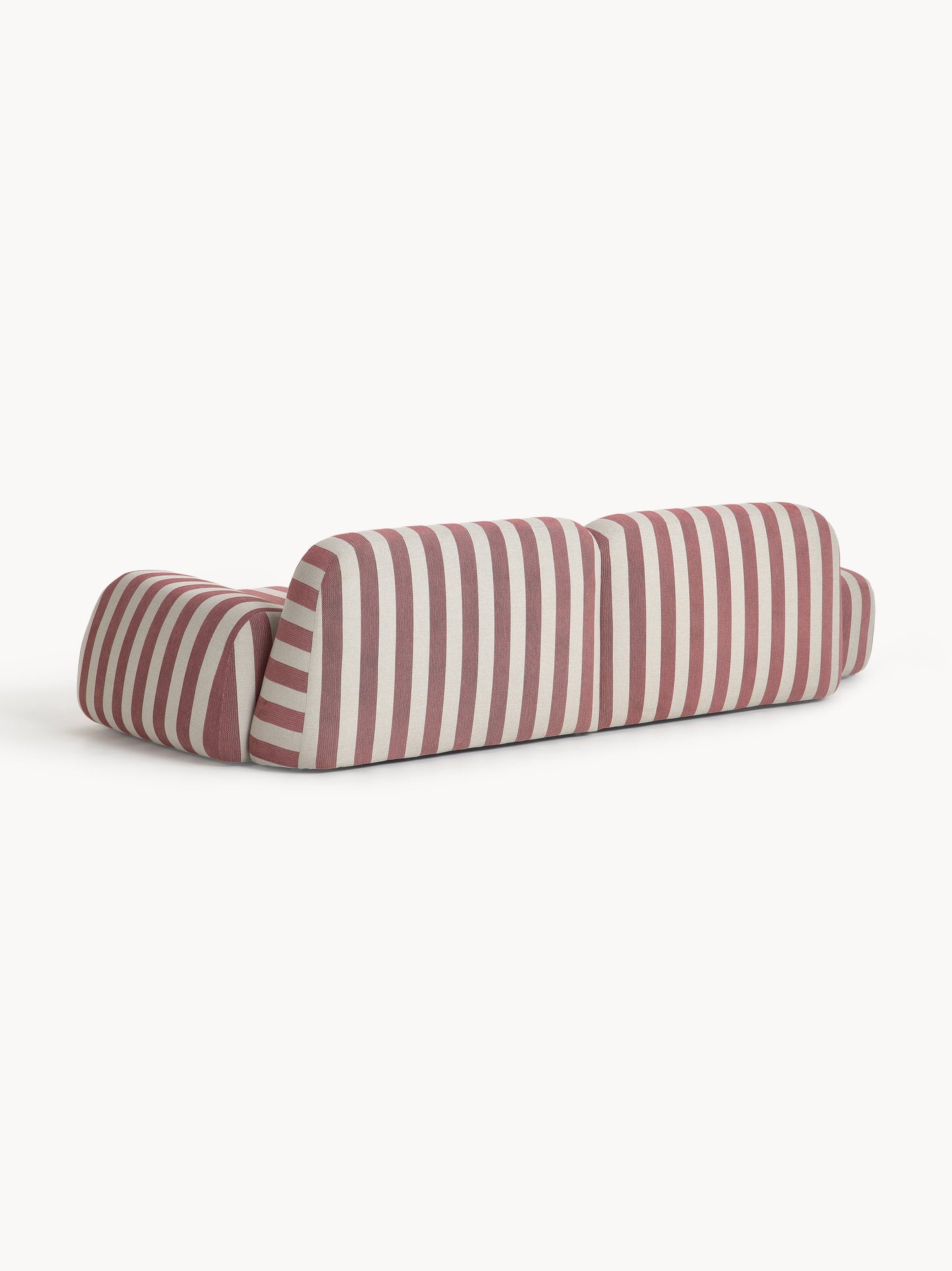 Modulare Gestreifte Chaise Wolke (3-Sitzer)