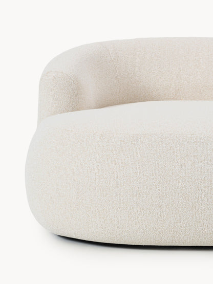 Bouclé-XL-Loungesessel Sofia