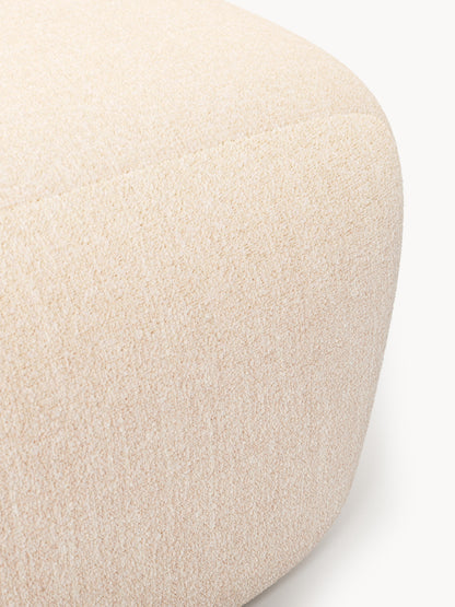 Großer Bouclé-Sofa-Hocker Wolke