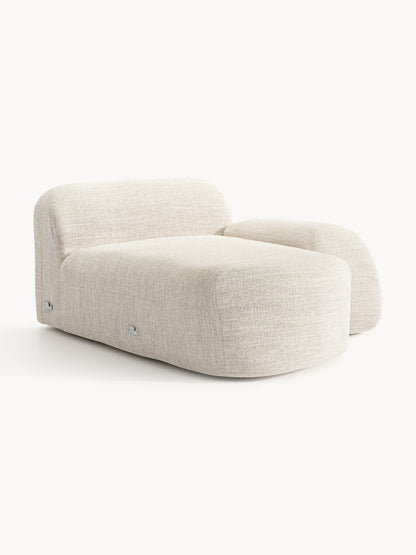 Bouclé-Chaise-Eckmodul Wolke