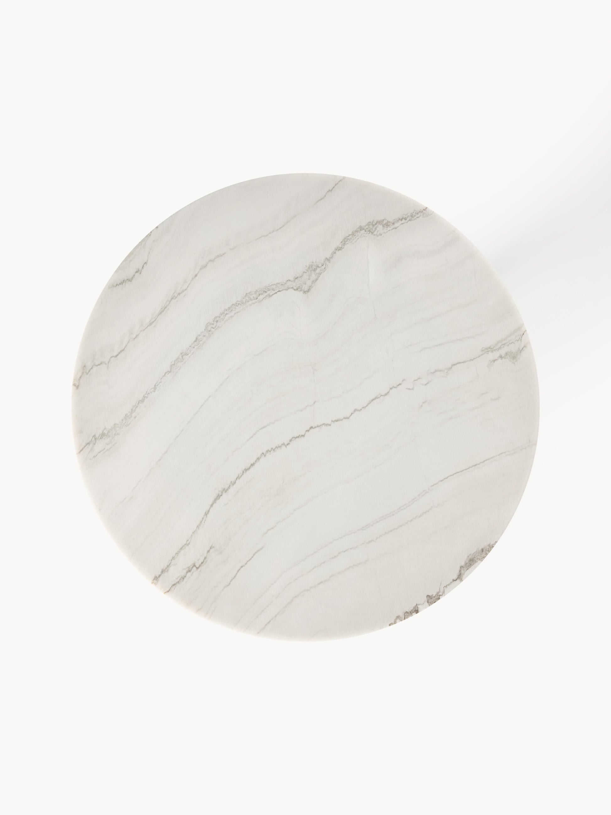 Runder Marmor-Esstisch Miley, Ø 90 cm