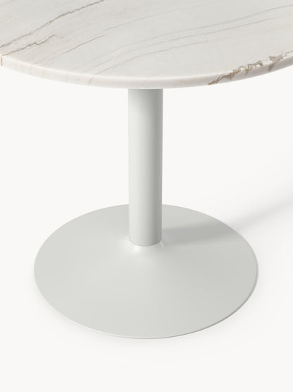 Runder Marmor-Esstisch Miley, Ø 90 cm