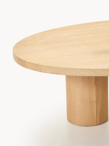 XL Couchtisch Didi aus Eichenholz in organischer Form
