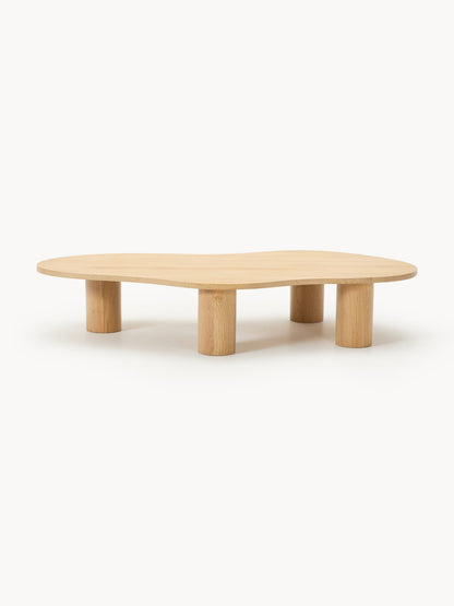 XL Couchtisch Didi aus Eichenholz in organischer Form