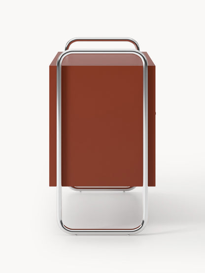 Metall-Sideboard Robyn mit Glas-Front