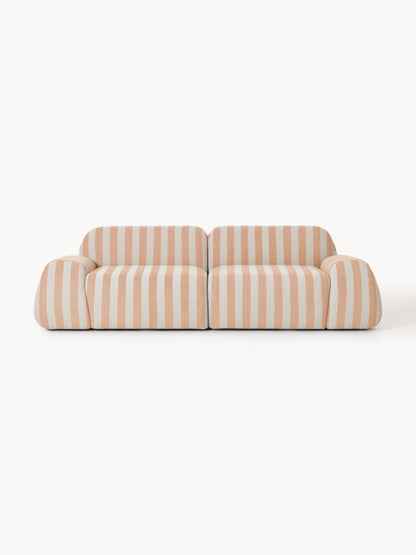 Galeriebild 1 - Modulares Gestreiftes Sofa Wolke (3-Sitzer)