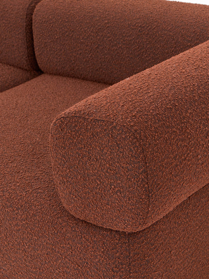 Modulares Bouclé-Sofa Anton (4-Sitzer)