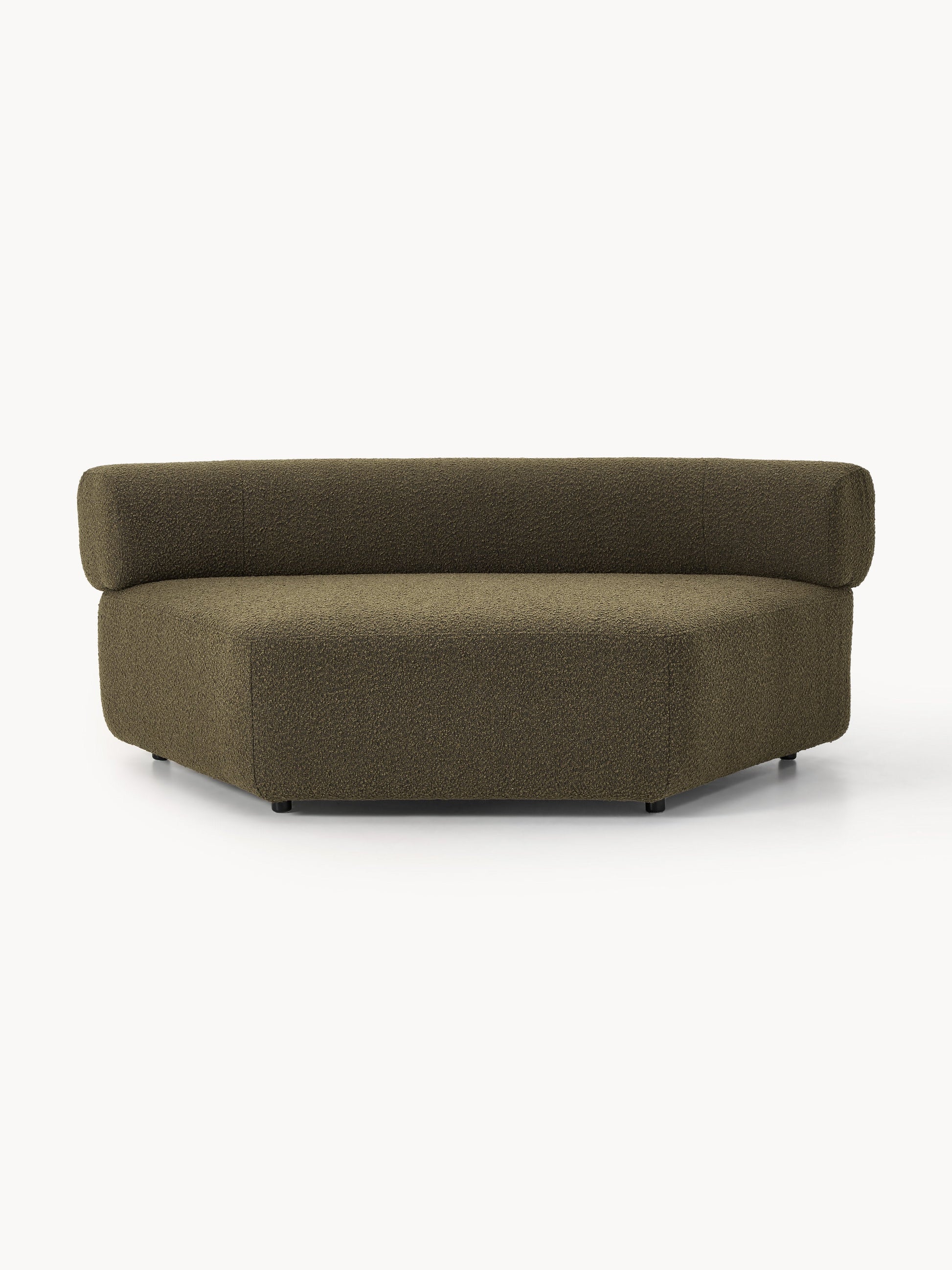 Galeriebild 1 - Rundes Bouclé-Eckmodul Anton