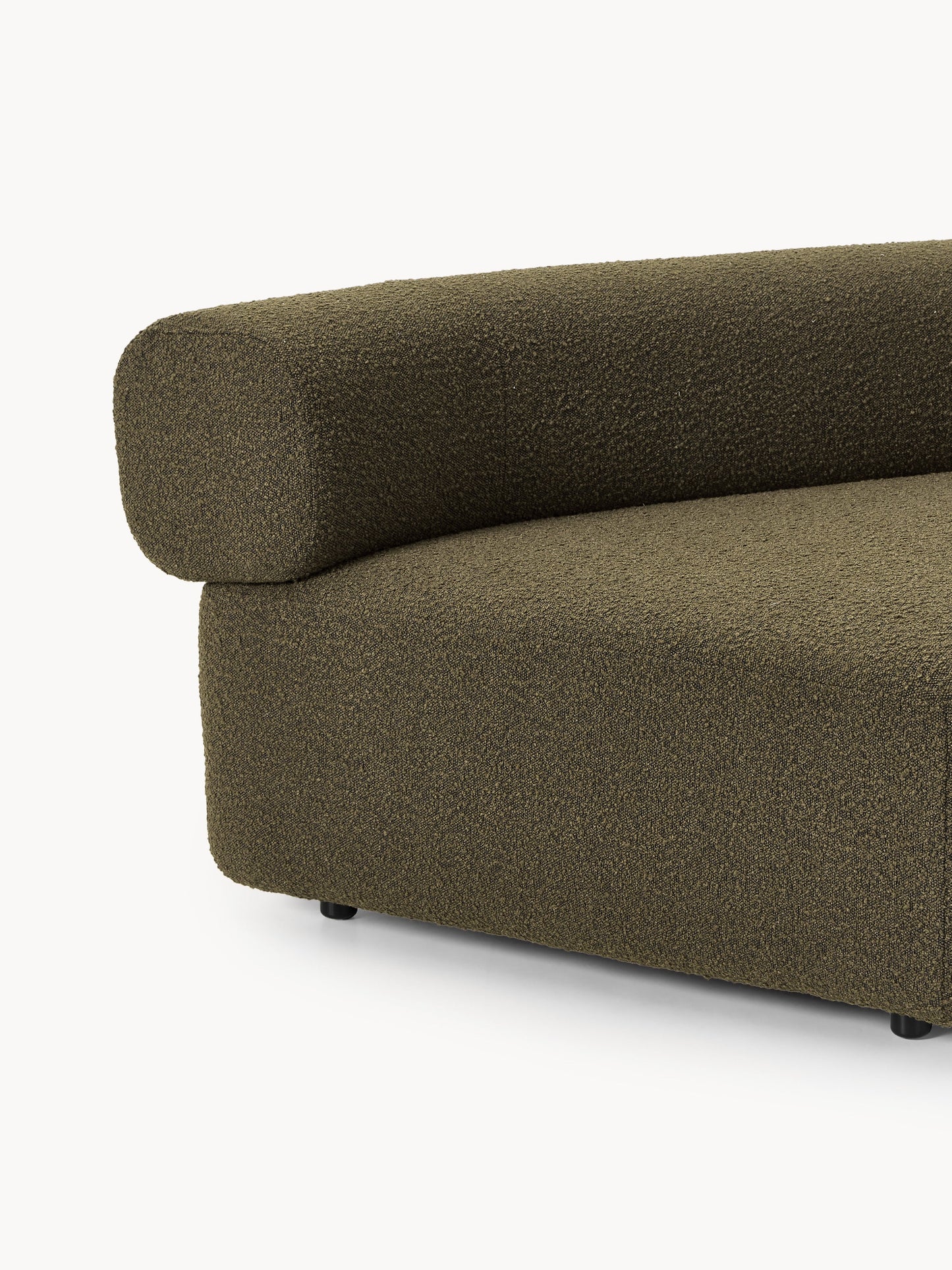 Rundes Bouclé-Eckmodul Anton