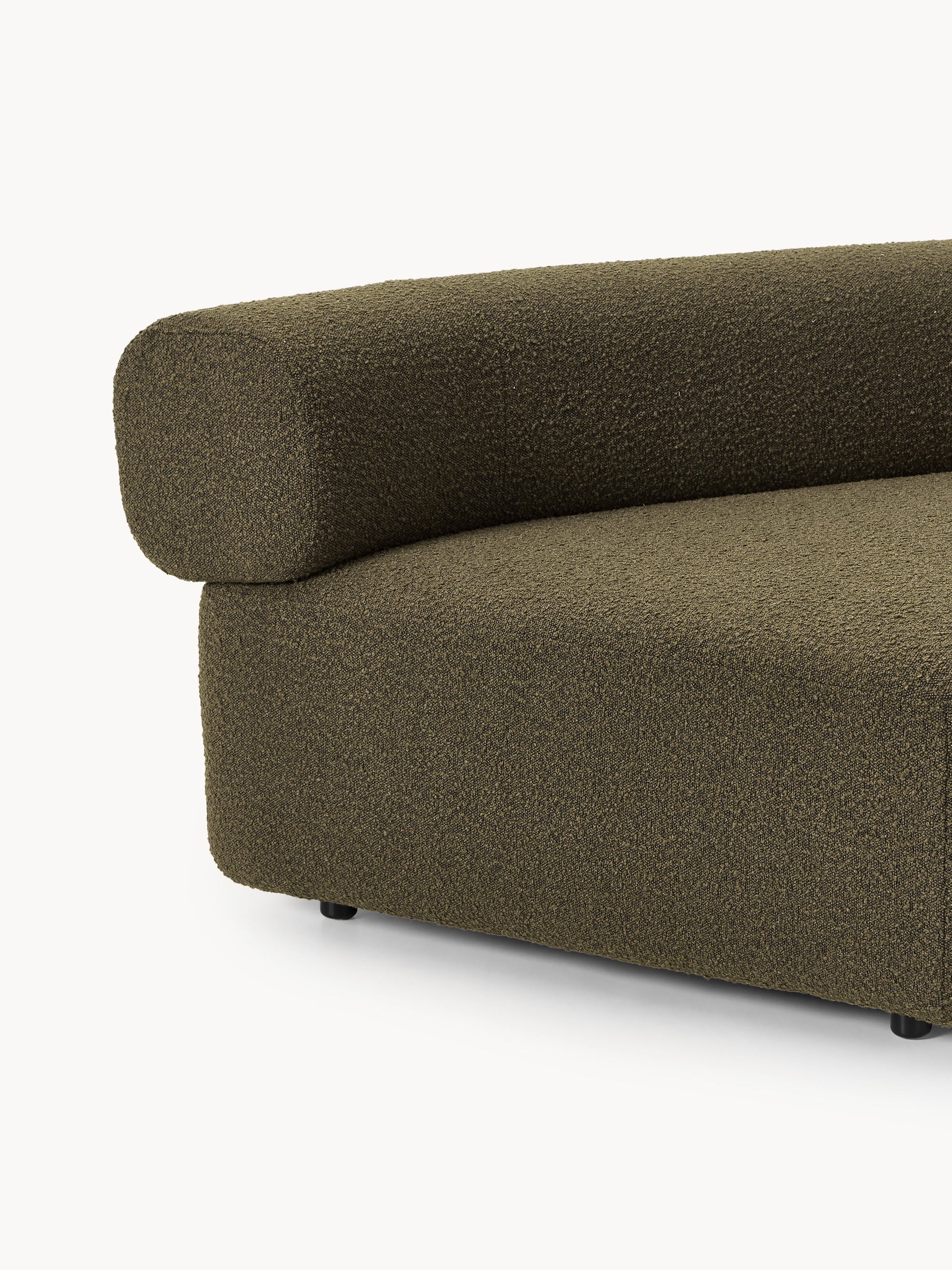 Rundes Bouclé-Eckmodul Anton