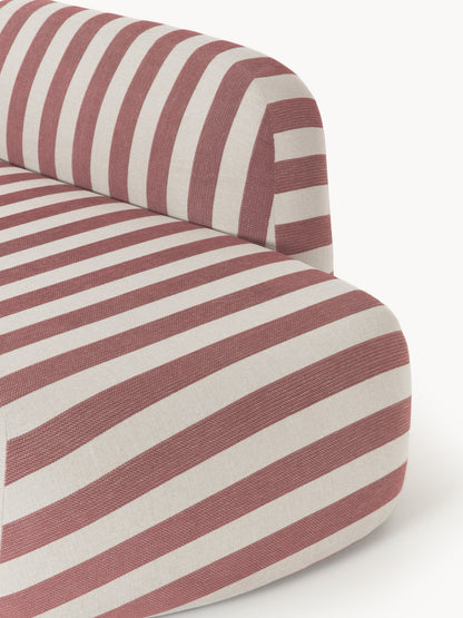 Gestreiftes Chaise-Modul Wolke