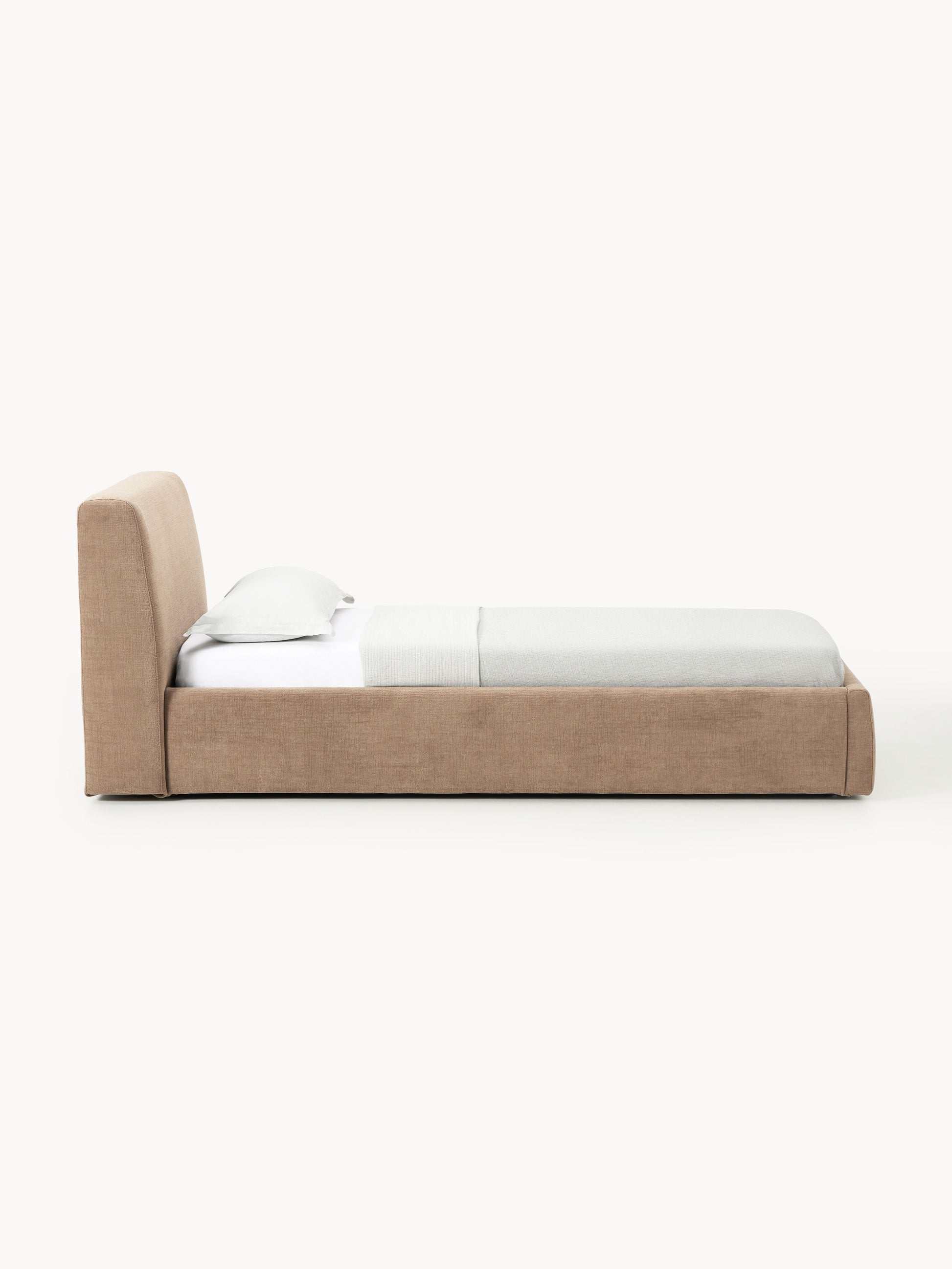 Polster-Einzelbett Cloud mit Stauraum