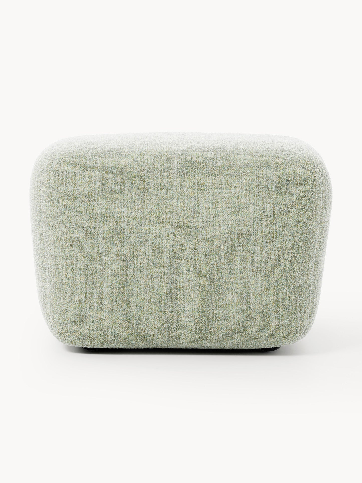 Bouclé-Sofa-Hocker Wolke
