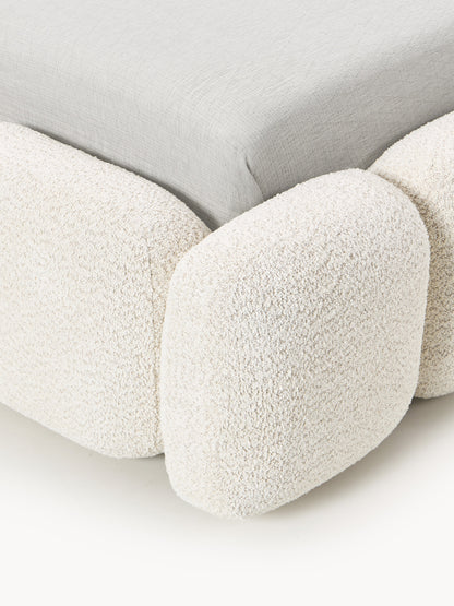 Einzelbett Tayla aus Teddy-Bouclé