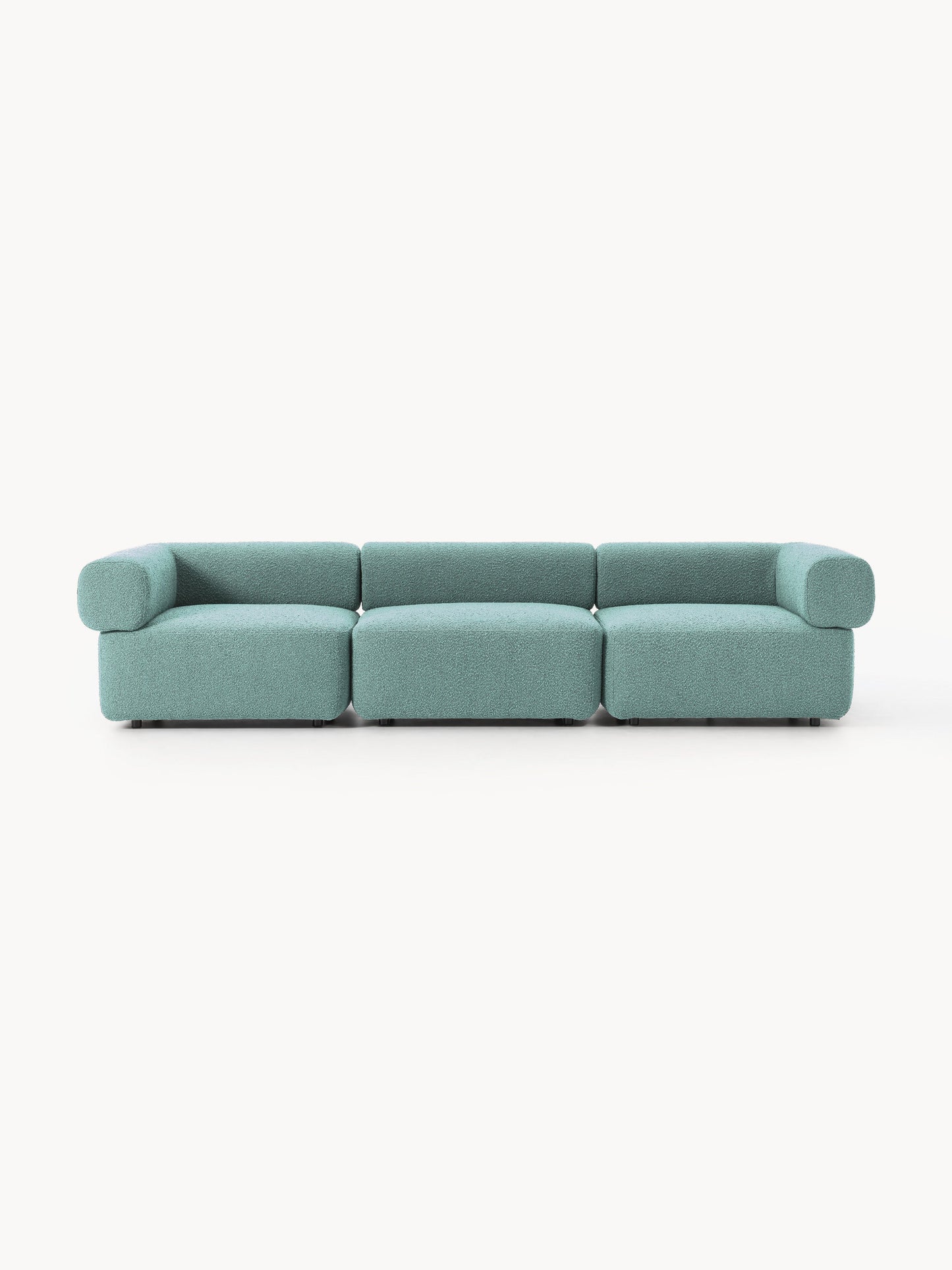 Galeriebild 1 - Modulares Bouclé-Sofa Anton (4-Sitzer)