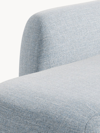 Modulares Bouclé-XL-Ecksofa Wolke mit Chaiselongue