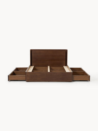 Holzbett Allow mit Schubladen