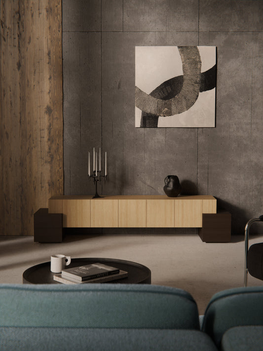 TV-Lowboard Pino aus Holz