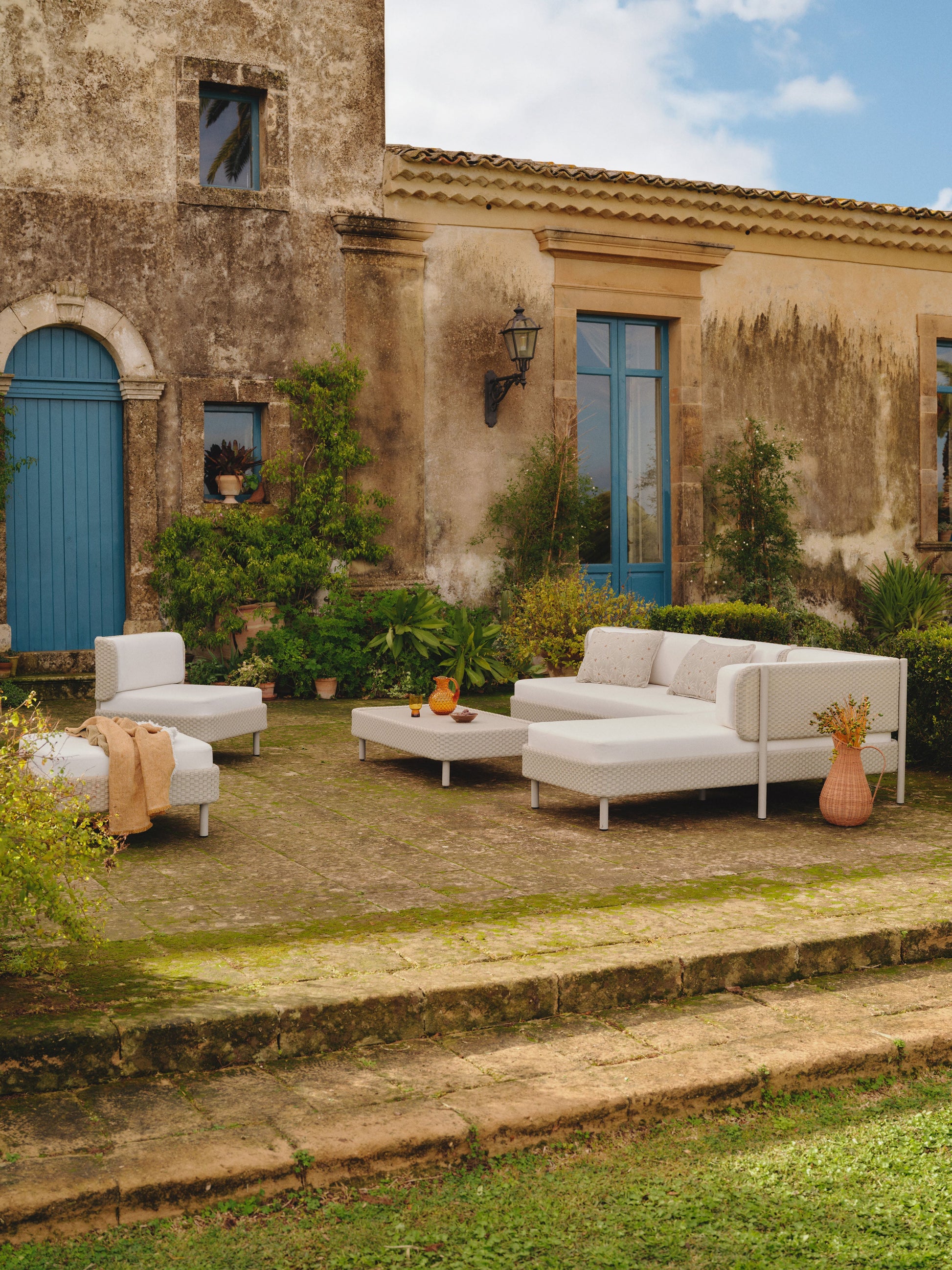 Modulares Garten-Daybed Hani mit Schutzhülle