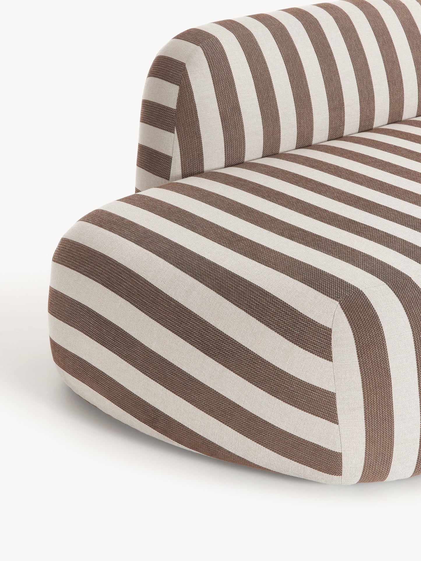 Modulares Gestreiftes Sofa Wolke (3-Sitzer)