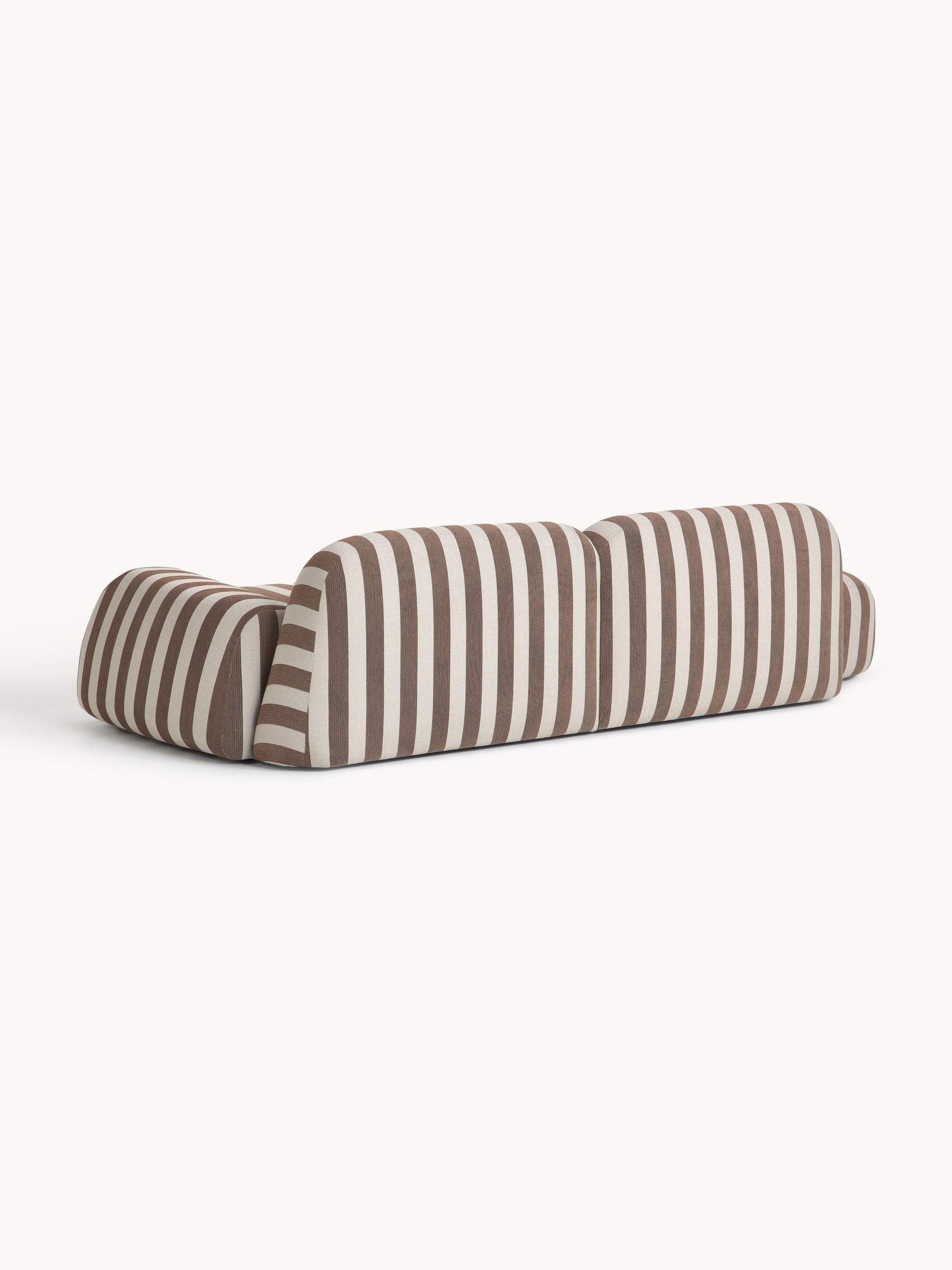 Modulares Gestreiftes Sofa Wolke (3-Sitzer)