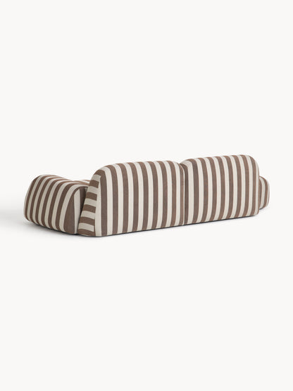 Modulares Gestreiftes Sofa Wolke (3-Sitzer)